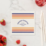 Grand Canyon Cabin Crew Custom Crest Park Stripe Napkins
