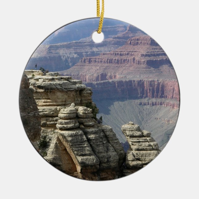 Grand Canyon Ceramic Ornament (Front)