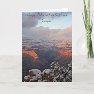 Grand Canyon Christmas Card