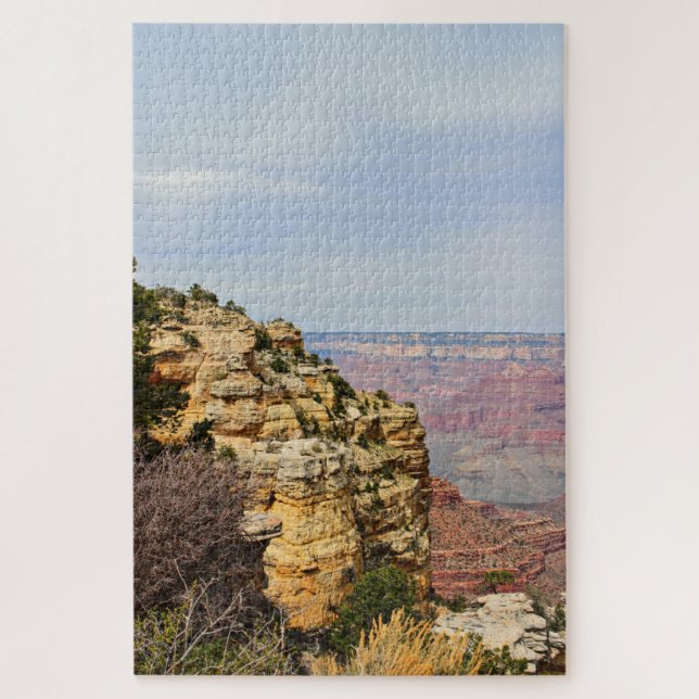 Grand Canyon Cliffside Desert View Drive Jigsaw Puzzle (Vertical)