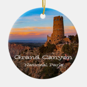 Grand Canyon Desert Tower Ceramic Ornament