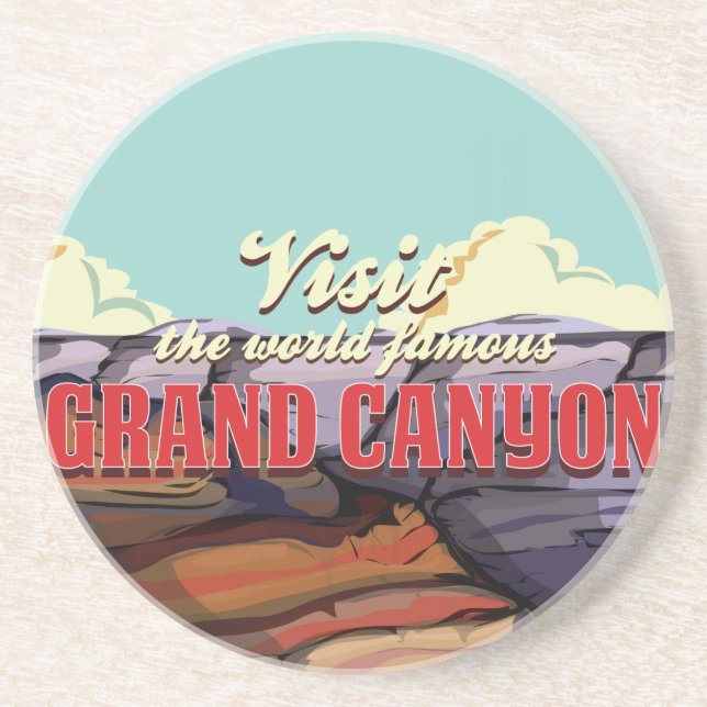 Grand Canyon Drink Coaster (Front)