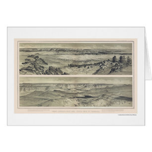 Grand Canyon from Mt. Trumbull Print 1882