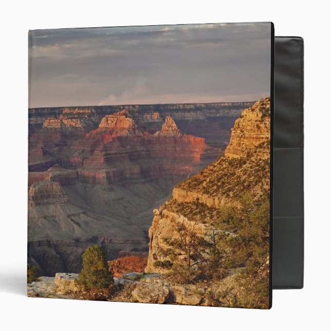 Grand Canyon from the south rim at sunset, 2 Binder (Front/Inside)
