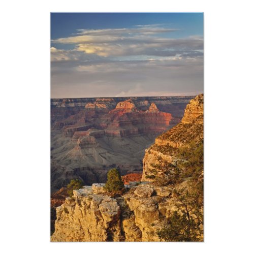 Grand Canyon from the south rim at sunset 2 Photo Print