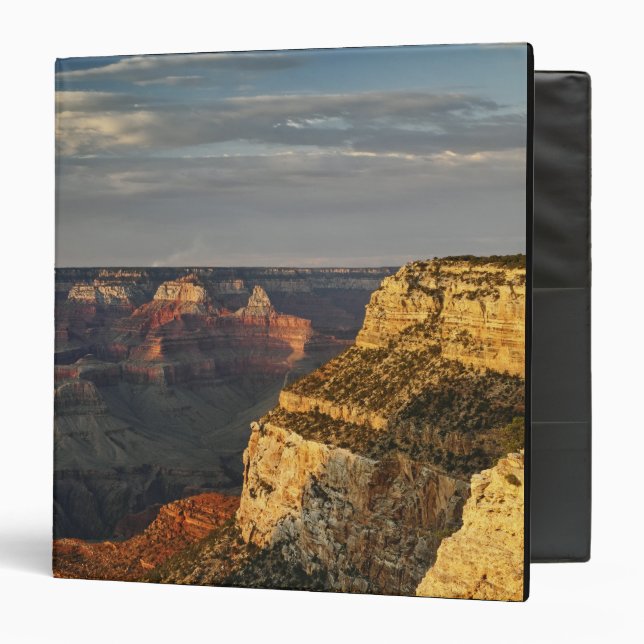 Grand Canyon from the south rim at sunset, 3 Binder (Front/Inside)
