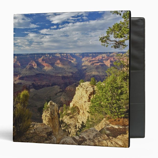 Grand Canyon from the south rim at sunset, 6 Binder (Front/Inside)