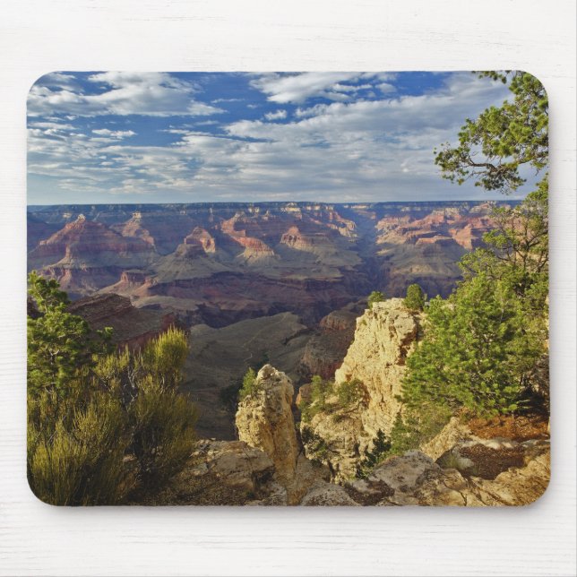 Grand Canyon from the south rim at sunset, 6 Mouse Pad (Front)