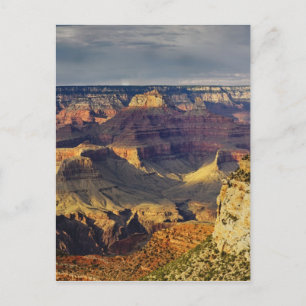 Grand Canyon from the south rim at sunset, Postcard