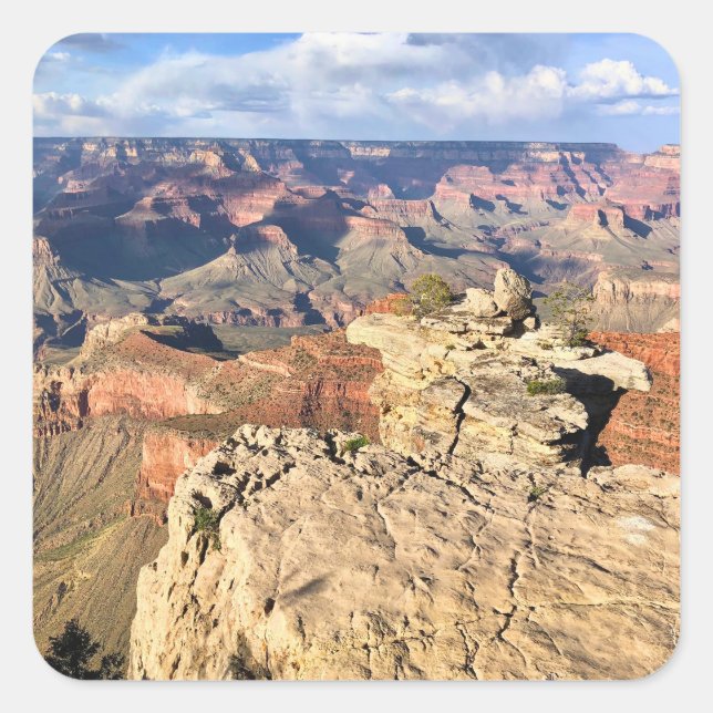 Grand Canyon From The Top Square Sticker (Front)