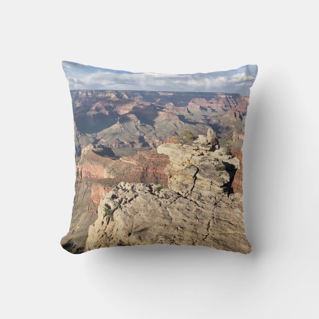Grand Canyon From The Top Throw Pillow (Front)