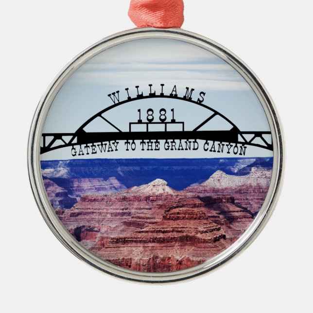 Grand Canyon Gateway Metal Ornament (Front)
