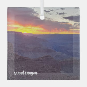 Grand Canyon   Glass Ornament