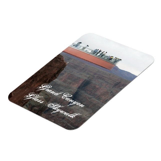 Grand Canyon Glass Skywalk Magnet (Left Side)
