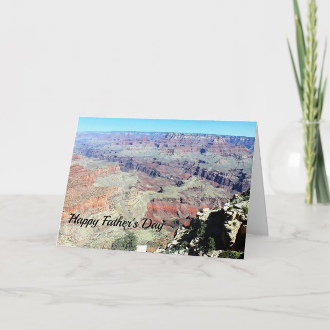 Grand Canyon Happy Father's Day Card (Front)
