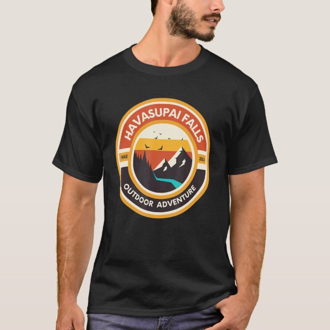 Grand Canyon Havasu Falls Arizona hiking camping   T-Shirt (Front)