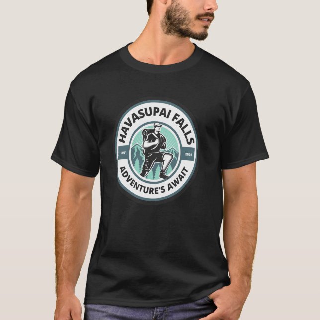 Grand Canyon Havasu Falls Arizona hiking camping - T-Shirt (Front)