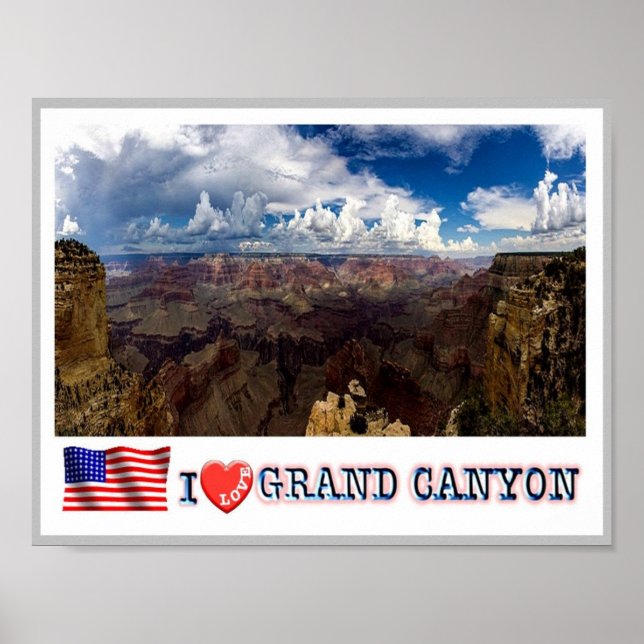 Grand Canyon - I Love - United States - Poster (Front)