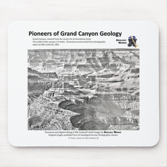 Grand Canyon II - Geology Pioneers Mouse Pad (Front)