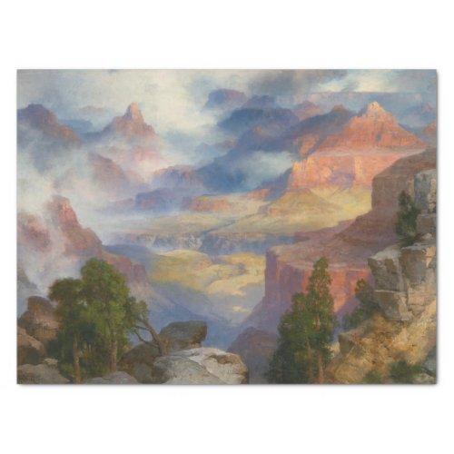 Grand Canyon in Mist by Thomas Moran Tissue Paper