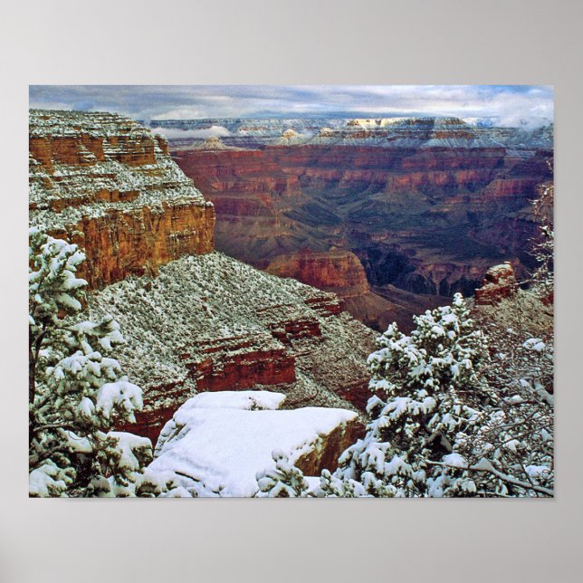 Grand Canyon in Winter Poster (Front)
