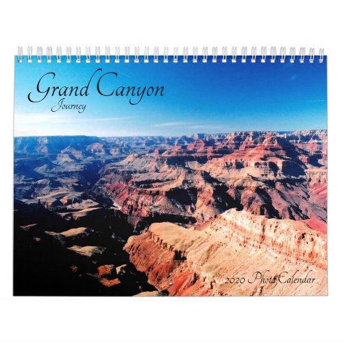 Grand Canyon Journey 2020 12 Month Calendar