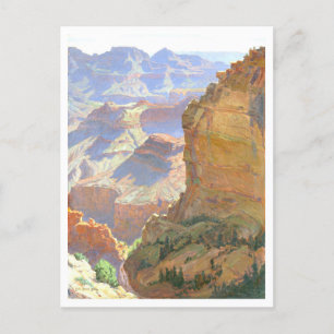 Grand Canyon Landscape Painting Postcard