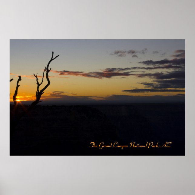 Grand Canyon Magical Sunset Poster (Front)