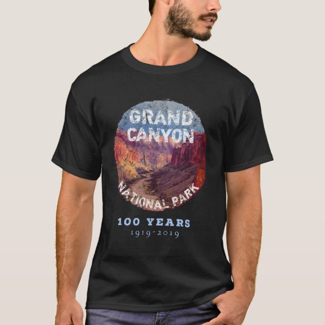 Grand Canyon National Park 100 Years 19192019 For  T-Shirt (Front)