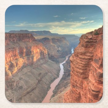 Grand Canyon National Park 3 Square Paper Coaster by uscanyons at Zazzle