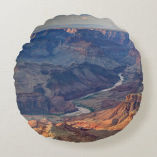 Grand Canyon National Park, Ariz Round Pillow