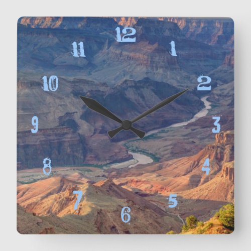 Grand Canyon National Park Ariz Square Wall Clock