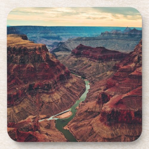 Grand Canyon National Park Arizona Colorado River Beverage Coaster