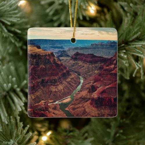 Grand Canyon National Park Arizona Colorado River Ceramic Ornament
