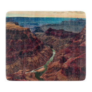 Grand Canyon National Park Arizona, Colorado River Cutting Board