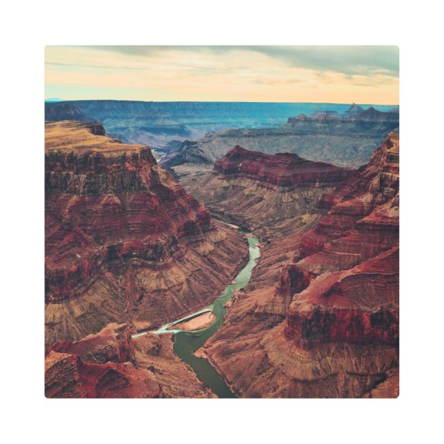 Grand Canyon National Park Arizona, Colorado River Metal Print (Front)