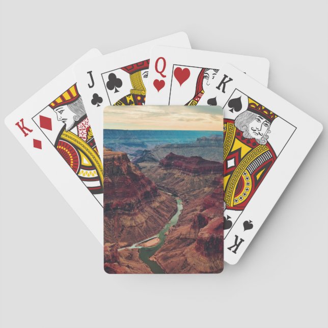Grand Canyon National Park Arizona, Colorado River Poker Cards (Back)