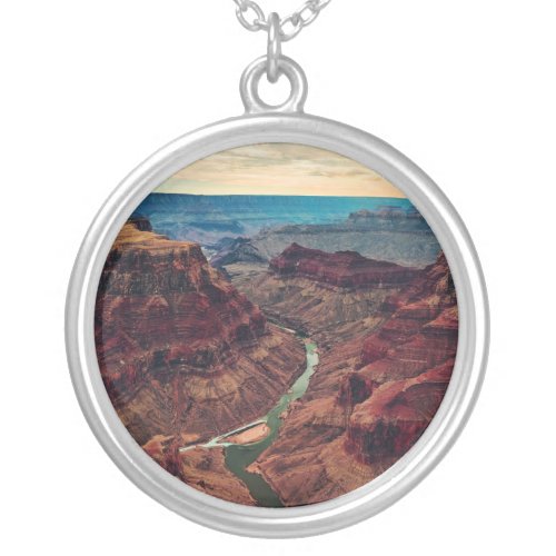 Grand Canyon National Park Arizona Colorado River Silver Plated Necklace