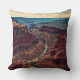 Grand Canyon National Park Arizona, Colorado River Throw Pillow