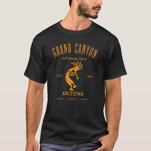 Grand Canyon National Park Arizona Distressed Desi T_Shirt