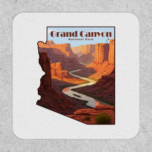 Grand Canyon National Park Arizona Map Patch