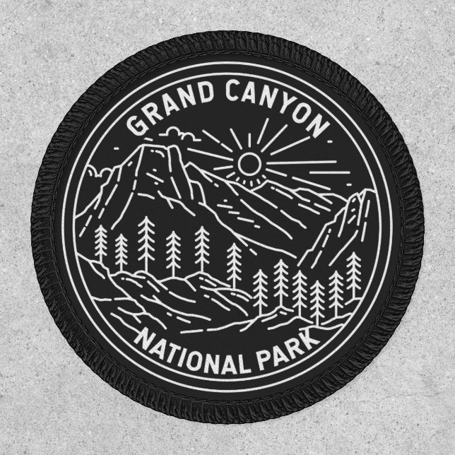 Grand Canyon National Park Arizona Monoline  Patch (Front)
