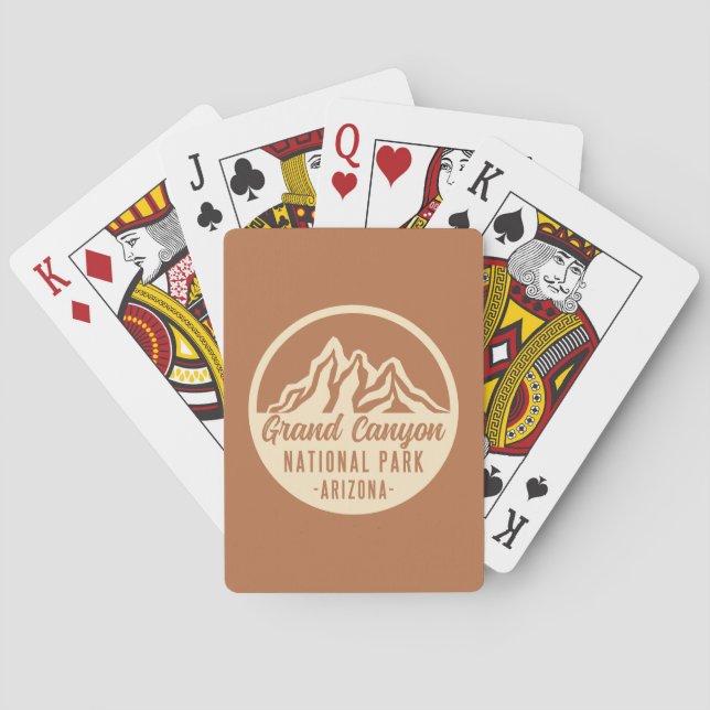 Grand Canyon National Park Arizona Poker Cards (Back)