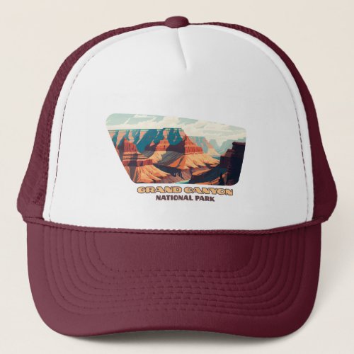 Grand Canyon National Park Arizona Retro Trucker Hat