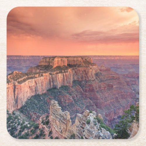 Grand Canyon National Park Arizona Square Paper Coaster