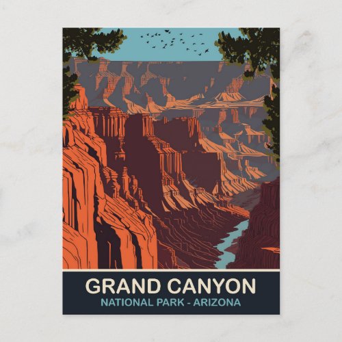 Grand Canyon National Park Arizona Travel Postcard