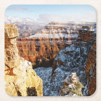 Grand Canyon National Park  Arizona  Usa Square Paper Coaster by uscanyons at Zazzle