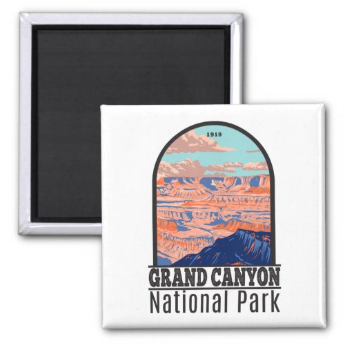  Grand Canyon National Park Arizona Vintage  Magnet