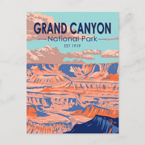  Grand Canyon National Park Arizona Vintage Postcard