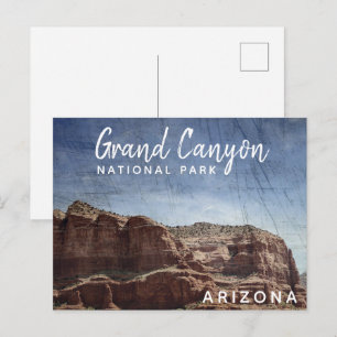Grand Canyon National Park Arizona Vintage Postcard